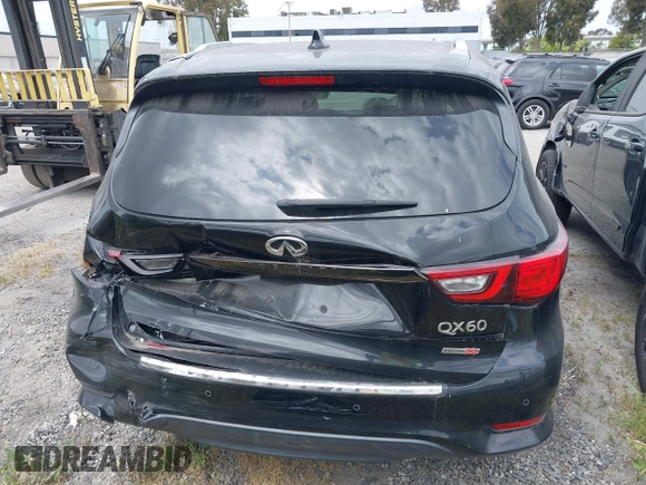 2020 Infiniti QX60 Pure with VIN 5N1DL0MN5LC525763, listed as a IAAI auction lot 41259100 with 38,995 mi miles and . Bid and sale history available at DreamBid. Image 16.