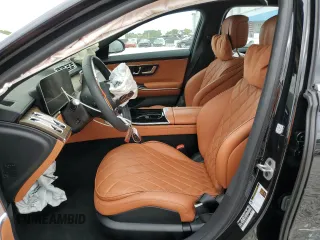 2024 Mercedes-Benz S 580e with VIN W1K6G6KB3RA264513, listed as a Copart auction lot 41341515 with 4,314 mi miles and Non Repairable. Bid and sale history available at DreamBid. Image 7.