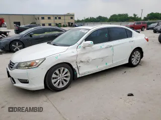 2013 Honda Accord Touring with VIN 1HGCR3F94DA048502, listed as a Copart auction lot 56619655 with 148,084 mi miles and Salvage title. Bid and sale history available at DreamBid. Image 1.