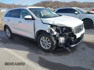 2020 Kia Sorento LX with VIN 5XYPGDA37LG656124, listed as a IAAI auction lot 41695623 with 66,803 mi miles. Bid and sale history available at carsss.com. Image 1.