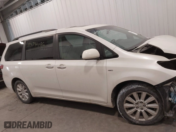 2017 Toyota Sienna XLE с VIN 5TDDZ3DC5HS162874, выставлен на аукционе IAAI как лот 41373496 с пробегом 108 043 миль миль и . История ставок и продаж доступна на DreamBid. Изображение 14.