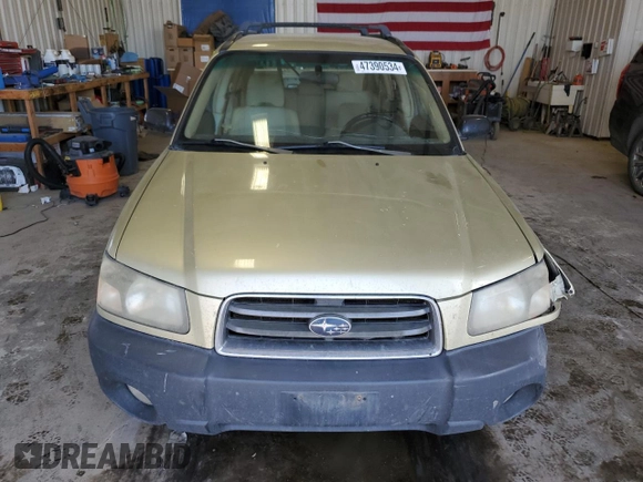 2003 Subaru Forester X with VIN JF1SG63623H764385, listed as a Copart auction lot 47390534 with 253,374 mi miles and Clean Title. Bid and sale history available at carsss.com. Image 5.