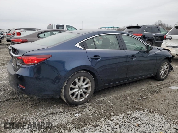 2015 Mazda 6 i Sport with VIN JM1GJ1U57F1203350, listed as a Copart auction lot 43752845 with 134,878 mi miles and Salvage Title. Bid and sale history available at carsss.com. Image 3.