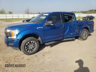 2018 Ford F-150 XL with VIN 1FTEW1EP7JKD68987, listed as a Copart auction lot 48730085 with 93,835 mi miles and Salvage Title. Bid and sale history available at carsss.com. Image 1.
