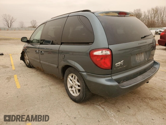 2006 Dodge Caravan SXT with VIN 1D4GP45R56B633618, listed as a Copart auction lot 49915345 with 223,481 mi miles and Salvage Title. Bid and sale history available at DreamBid. Image 2.