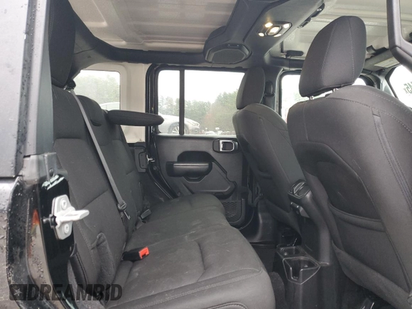 2021 Jeep Wrangler Unlimited Willys with VIN 1C4HJXDN2MW796669, listed as a Copart auction lot 52020745 with 46,826 mi miles and Salvage Title. Bid and sale history available at DreamBid. Image 11.