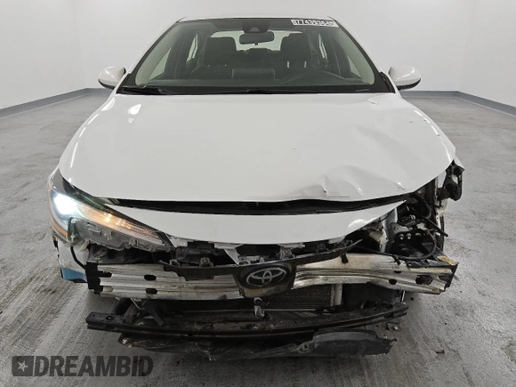 2020 Toyota Corolla LE with VIN JTDEPRAE7LJ025671, listed as a Copart auction lot 77439364 with 75,874 mi miles and Salvage Title. Bid and sale history available at carsss.com. Image 5.