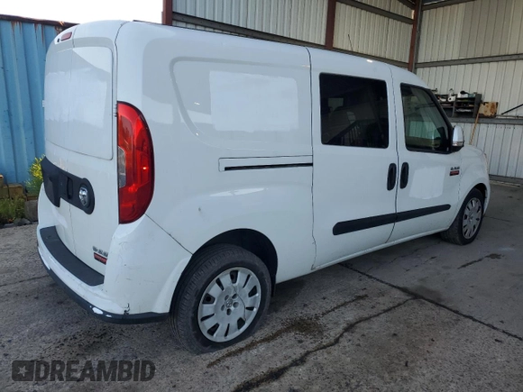 2017 Ram ProMaster City Cargo Tradesman SLT with VIN ZFBERFBB0H6E07666, listed as a Copart auction lot 60877895 with 115,367 mi miles and Clean title. Bid and sale history available at DreamBid. Image 3.