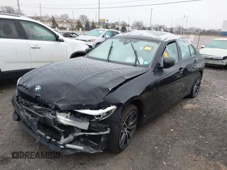 2020 BMW 3 Series 330i xDrive with VIN WBA5R7C08LFH44012, listed as a IAAI auction lot 41252675 with 57,486 mi miles. Bid and sale history available at carsss.com. Image 6.