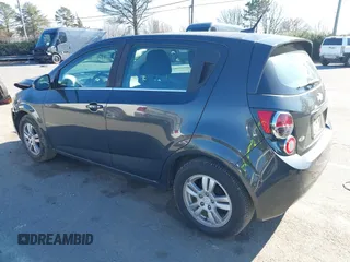 2014 Chevrolet Sonic LT with VIN 1G1JC6SH3E4203331, listed as a IAAI auction lot 41595915 with 161,876 mi miles. Bid and sale history available at carsss.com. Image 3.