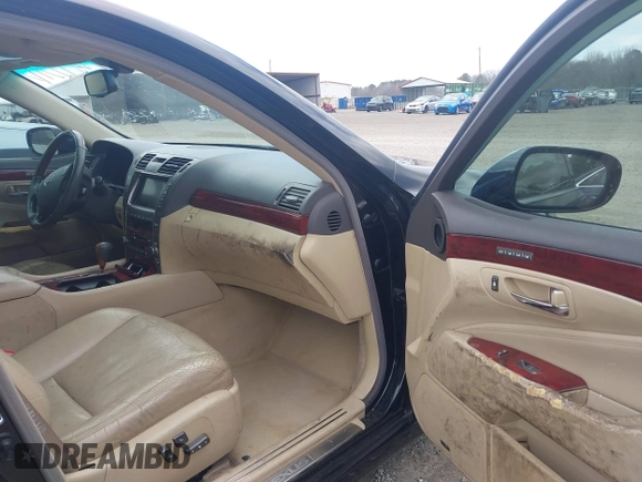 2009 Lexus LS 460 with VIN JTHBL46F395091038, listed as a IAAI auction lot 41723945 with 194,002 mi miles and . Bid and sale history available at DreamBid. Image 5.