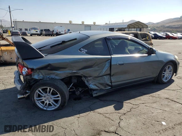 2005 Acura RSX with VIN JH4DC54865S001038, listed as a Copart auction lot 73366454 with 144,201 mi miles and Salvage Title. Bid and sale history available at carsss.com. Image 3.