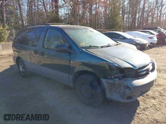 2001 Toyota Sienna LE z VIN 4T3ZF13C51U324527, wystawiony jako IAAI lot #41622465 z przebiegiem 145 450 mil mil oraz . Historia ofert i sprzedaży dostępna na DreamBid. Obrazek 1.