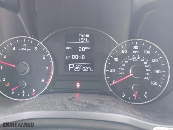 2016 Kia Forte 5-Door LX with VIN KNAFK5A89G5584902, listed as a IAAI auction lot 41703843 with 254,827 mi miles. Bid and sale history available at carsss.com. Image 7.