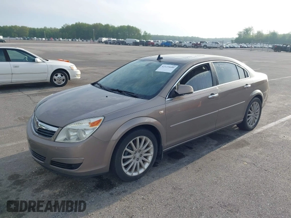 2008 Saturn Aura XR with VIN 1G8ZV577X8F140696, listed as a IAAI auction lot 42125600 with 154,293 mi miles. Bid and sale history available at carsss.com. Image 2.