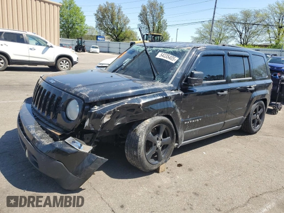2014 Jeep Patriot Altitude with VIN 1C4NJPBA1ED715273, listed as a Copart auction lot 54335405 with 118,975 mi miles and Salvage Title. Bid and sale history available at DreamBid. Image 1.