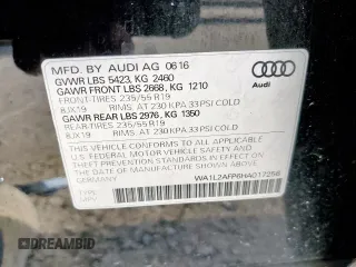 2017 Audi Q5 Premium Plus z VIN WA1L2AFP6HA017256, wystawiony jako Copart lot #57136965 z przebiegiem 49 652 mil mil oraz Szkoda całkowita • Salvage title. Historia ofert i sprzedaży dostępna na DreamBid. Obrazek 13.