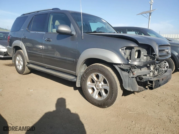 2004 Toyota Sequoia SR5 with VIN 5TDZT34A94S237866, listed as a Copart auction lot 52786305 with 184,678 mi miles and Salvage Title. Bid and sale history available at carsss.com. Image 4.