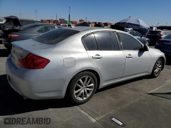 2007 Infiniti G35 Journey with VIN JNKBV61E37M710924, listed as a Copart auction lot 76818704 with 160,362 mi miles and Salvage Title. Bid and sale history available at DreamBid. Image 3.