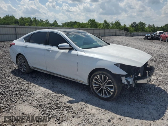 2015 Hyundai Genesis 3.8L with VIN KMHGN4JE0FU020957, listed as a Copart auction lot 54732945 with 121,884 mi miles and Salvage Title. Bid and sale history available at carsss.com. Image 4.