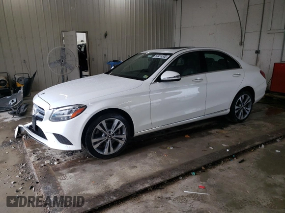 2019 Mercedes-Benz C 300 z VIN 55SWF8EB8KU321336, wystawiony jako Copart lot #54415305 z przebiegiem 90 670 mil mil oraz Szkoda całkowita • Salvage title. Historia ofert i sprzedaży dostępna na DreamBid. Obrazek 1.