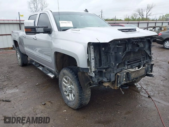 2019 Chevrolet Silverado 2500HD LTZ with VIN 1GC1KTEY0KF116765, listed as a IAAI auction lot 41941751 with 1 mi miles. Bid and sale history available at carsss.com. Image 1.