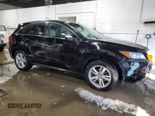 2015 Acura RDX Tech Pkg with VIN 5J8TB4H57FL027588, listed as a Copart auction lot 46805275 with 128,022 mi miles and Salvage Title. Bid and sale history available at carsss.com. Image 4.