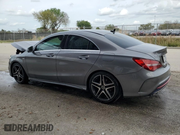 2018 Mercedes-Benz CLA 250 with VIN WDDSJ4EB0JN680225, listed as a Copart auction lot 43581334 with 53,538 mi miles and . Bid and sale history available at DreamBid. Image 2.
