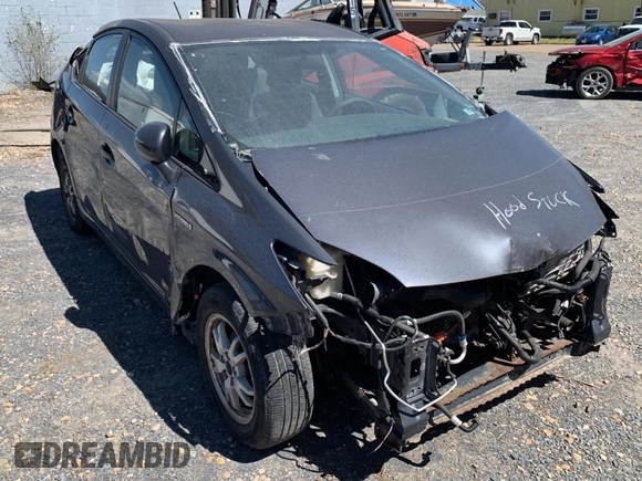 2010 Toyota Prius II with VIN JTDKN3DU7A1004986, listed as a Copart auction lot 51117155 with 112,458 mi miles and Salvage Title. Bid and sale history available at carsss.com. Image 1.