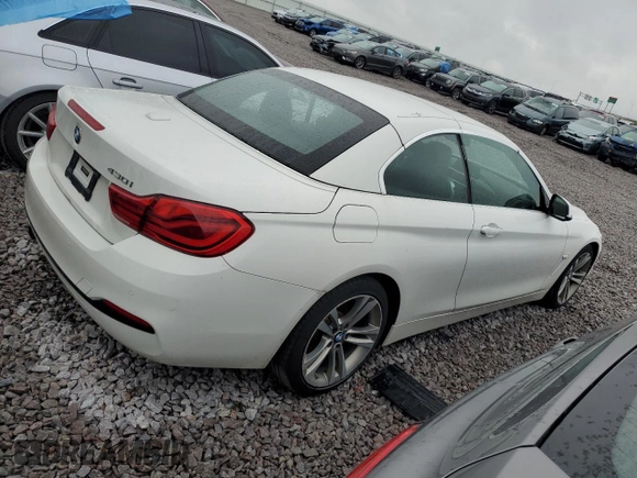 2018 BMW 4 Series 430i with VIN WBA4Z1C58JEC70294, listed as a Copart auction lot 54255215 with 31,515 mi miles and Clean Title. Bid and sale history available at carsss.com. Image 3.