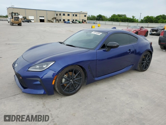 2023 Toyota 86 Premium with VIN JF1ZNBE15P9750091, listed as a Copart auction lot 53610385 with 6,029 mi miles and Salvage Title. Bid and sale history available at DreamBid. Image 1.