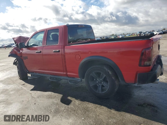2021 Ram 1500 Classic Warlock with VIN 1C6RR7GTXMS554699, listed as a Copart auction lot 47880235 with 67,193 mi miles and Salvage Title. Bid and sale history available at carsss.com. Image 2.