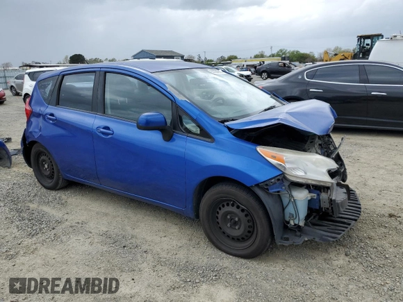 2014 Nissan Note S Plus with VIN 3N1CE2CP9EL369391, listed as a Copart auction lot 50994875 with 144,155 mi miles and Salvage Title. Bid and sale history available at DreamBid. Image 4.
