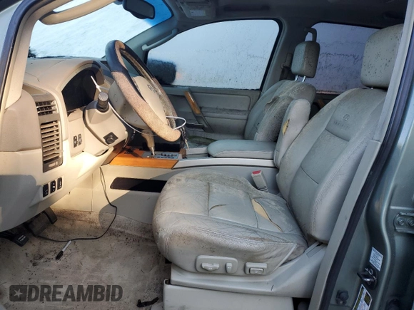 2004 Infiniti QX56 with VIN 5N3AA08C34N801615, listed as a Copart auction lot 42969515 with 0 mi miles and Salvage Title. Bid and sale history available at carsss.com. Image 7.