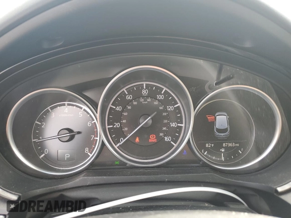 2019 Mazda CX-9 Touring with VIN JM3TCACY8K0312296, listed as a Copart auction lot 58550155 with 87,363 mi miles and Salvage title. Bid and sale history available at DreamBid. Image 9.