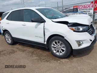 2021 Chevrolet Equinox LS z VIN 3GNAXHEV2MS143993, wystawiony jako IAAI lot #42151858 z przebiegiem 61 276 mil mil oraz . Historia ofert i sprzedaży dostępna na DreamBid. Obrazek 1.