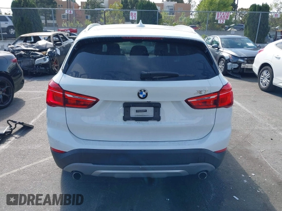 2018 BMW X1 xDrive28i with VIN WBXHT3C37J5K28375, listed as a IAAI auction lot 42039336 with 28,664 mi miles. Bid and sale history available at carsss.com. Image 16.
