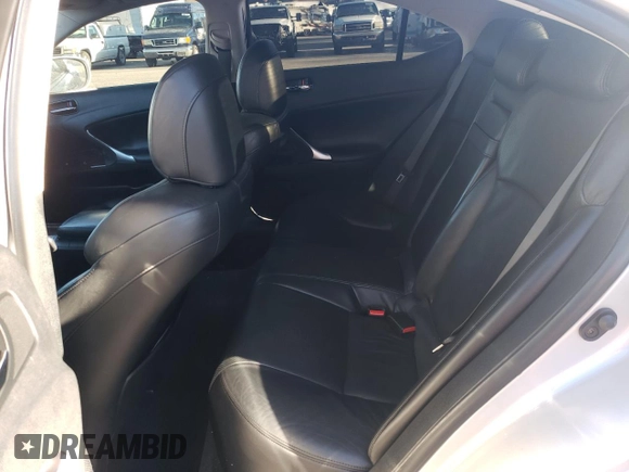 2006 Lexus IS 250 Manual with VIN JTHBK262865008252, listed as a Copart auction lot 84763724 with 140,277 mi miles and Salvage Title. Bid and sale history available at carsss.com. Image 10.