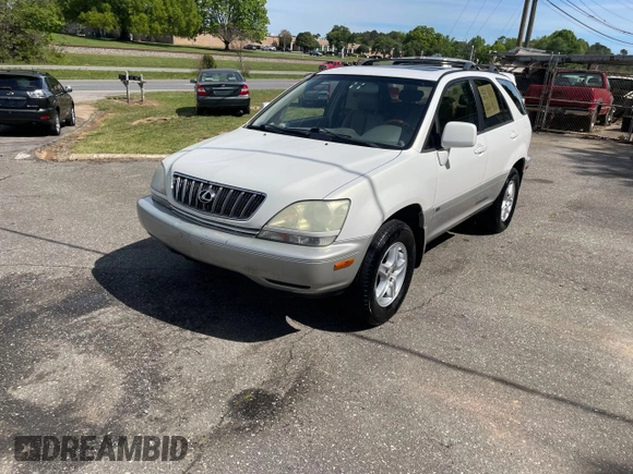 2003 Lexus RX 300 z VIN JTJHF10U330298457, wystawiony jako Copart lot #58005605 z przebiegiem 232 639 mil mil oraz Czysty tytuł • Clean title. Historia ofert i sprzedaży dostępna na DreamBid. Obrazek 2.
