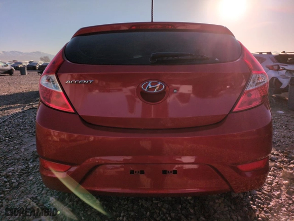 2017 Hyundai Accent SE with VIN KMHCT5AE7HU325319, listed as a Copart auction lot 48227615 with 117,000 mi miles and Salvage Title. Bid and sale history available at carsss.com. Image 6.