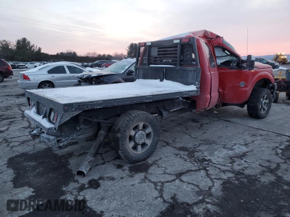 2011 Ford F-250 XL with VIN 1FT7X2BT2BEC32781, listed as a Copart auction lot 42215145 with Not Provided miles and Salvage Title. Bid and sale history available at DreamBid. Image 3.