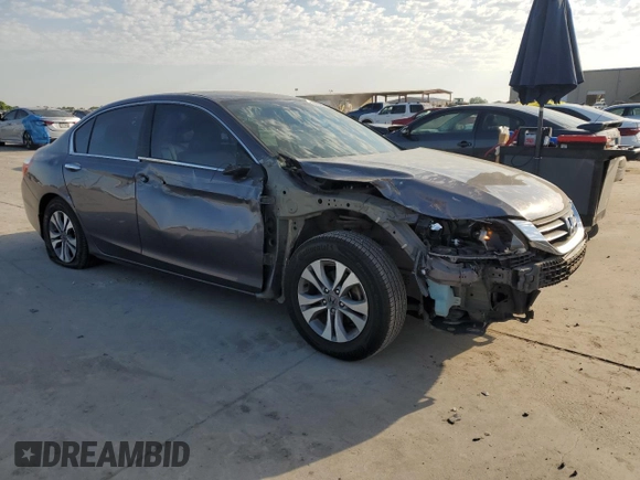 2015 Honda Accord LX with VIN 1HGCR2F39FA032000, listed as a Copart auction lot 56045145 with 89,553 mi miles and Salvage Title. Bid and sale history available at DreamBid. Image 4.
