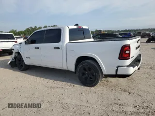 2025 Ram 1500 Big Horn with VIN 1C6SRFFPXSN521827, listed as a Copart auction lot 53258435 with 1,676 mi miles and Salvage Title. Bid and sale history available at carsss.com. Image 2.