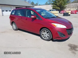 2013 Mazda 5 Sport with VIN JM1CW2BL1D0146377, listed as a IAAI auction lot 42116392 with 130,591 mi miles. Bid and sale history available at carsss.com. Image 1.