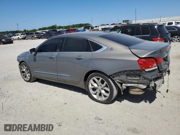 2018 Chevrolet Impala Premier with VIN 2G1125S3XJ9135697, listed as a Copart auction lot 52821965 with 122,546 mi miles and Salvage Title. Bid and sale history available at DreamBid. Image 2.