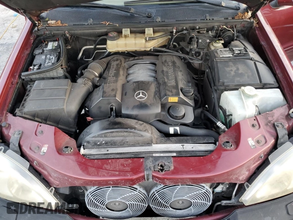2002 Mercedes-Benz M-Class with VIN 4JGAB54E72A300774, listed as a Copart auction lot 75990134 with 312,541 mi miles and Salvage Title. Bid and sale history available at carsss.com. Image 12.