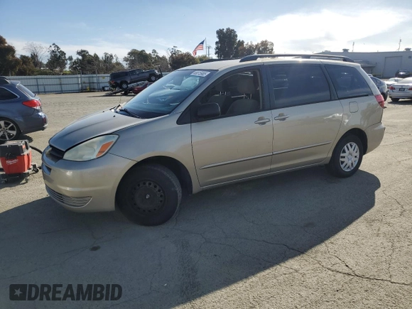 2004 Toyota Sienna CE with VIN 5TDZA23C84S012681, listed as a Copart auction lot 49515985 with 123,875 mi miles and Salvage Title. Bid and sale history available at carsss.com. Image 1.