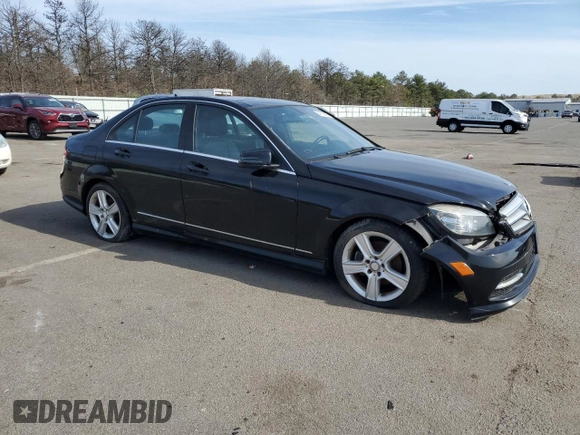 2011 Mercedes-Benz C-Class C 300 Sport with VIN WDDGF8BB7BR151979, listed as a Copart auction lot 54119485 with 125,596 mi miles and Clean Title. Bid and sale history available at carsss.com. Image 4.