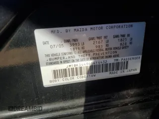 2006 Mazda 3 S Grand Touring with VIN JM1BK344961414432, listed as a Copart auction lot 42246435 with 213,149 mi miles and Salvage Title. Bid and sale history available at DreamBid. Image 12.