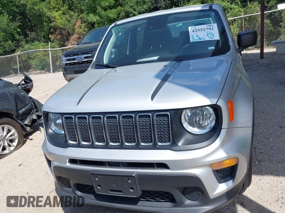 2021 Jeep Renegade Jeepster with VIN ZACNJDAB9MPN15442, listed as a IAAI auction lot 42552792 with 43,792 mi miles and . Bid and sale history available at DreamBid. Image 12.